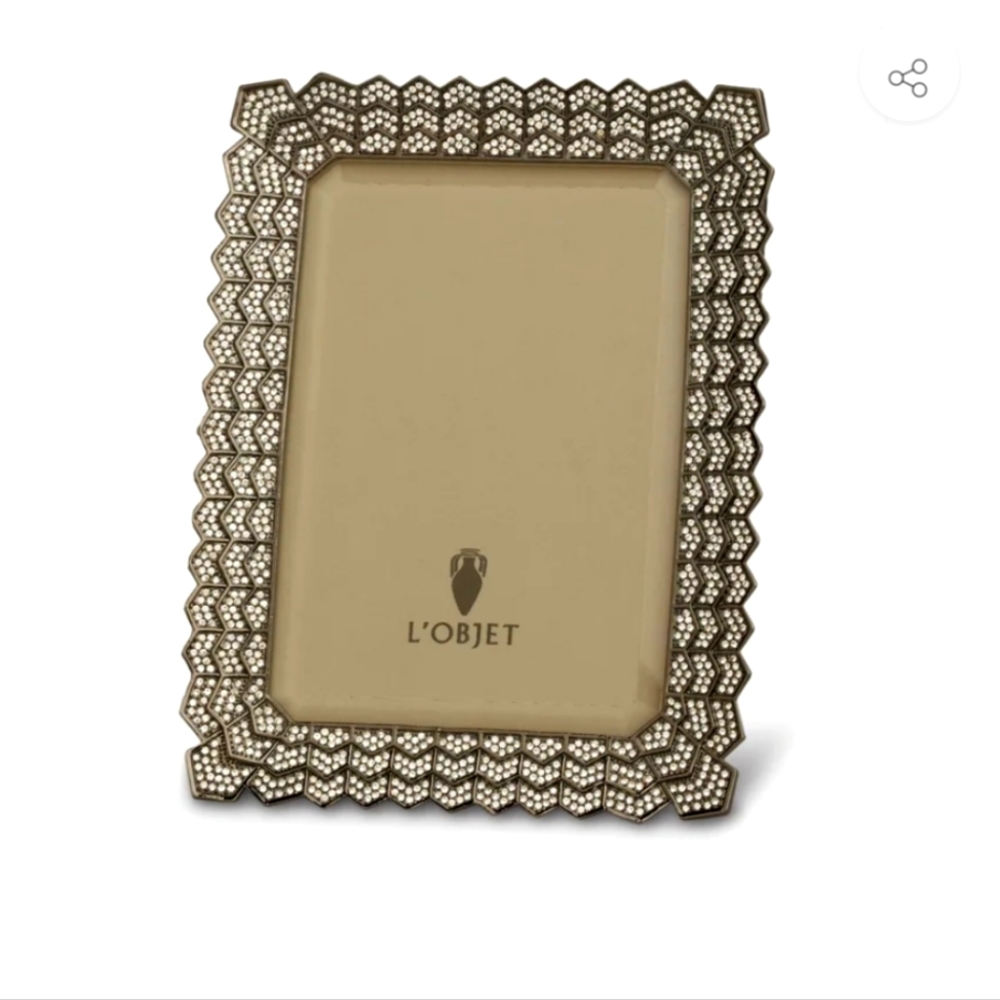 NWOT L'OBJET  Deco Noir Frame 4×6